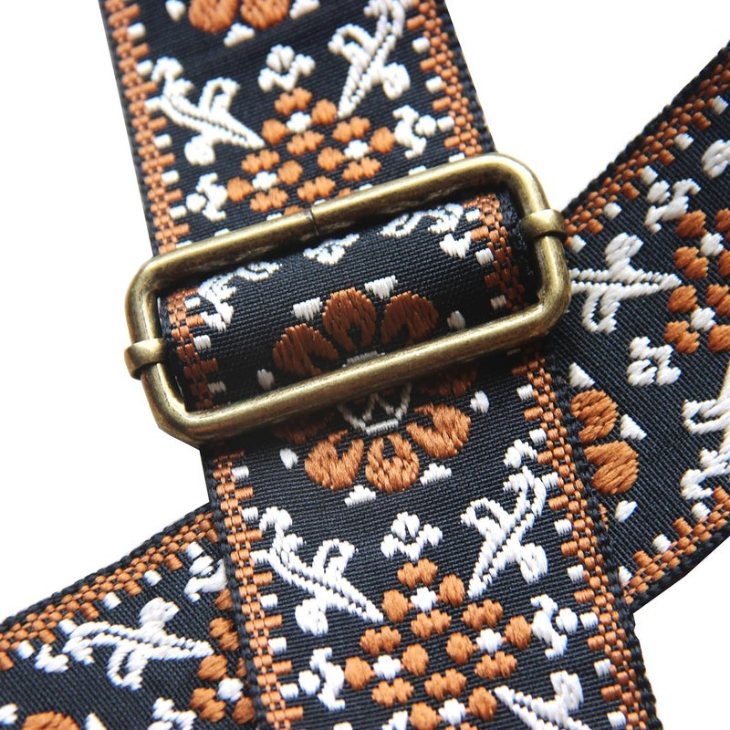 Yiaizhuo Casual 2" Wide Women's Purse Strap Replacement Crossbody Canvas Bags Shoulder Guitar Straps for Handbag Adjustable - Image 3